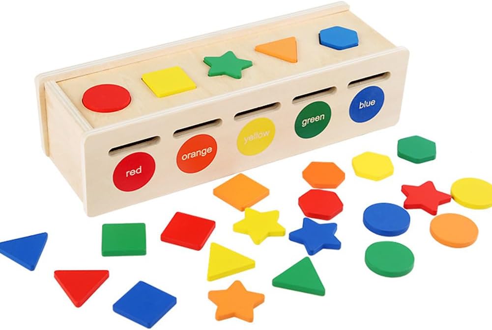 Montessori Trove: Color & Shape Sorting Box Game