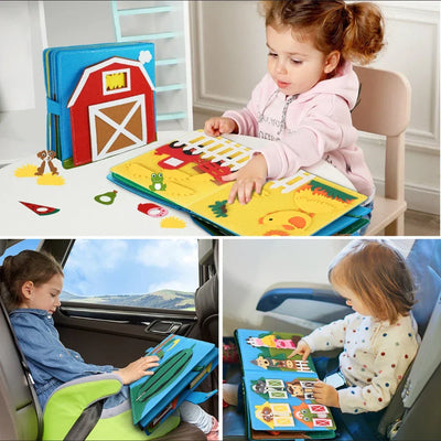 Nestled Away In Happy Toddlerhood: Montessori Busy Board Nurturing Busy Hands Of Your Little One