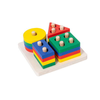 Montessori WOODEN STACKING BLOCKS