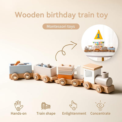 Wooden Train Set 