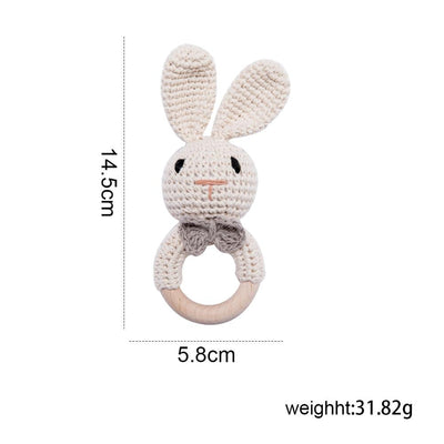 Crochet Baby Teether And Rattle