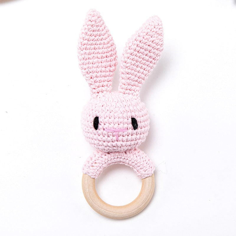 Crochet Baby Teether And Rattle