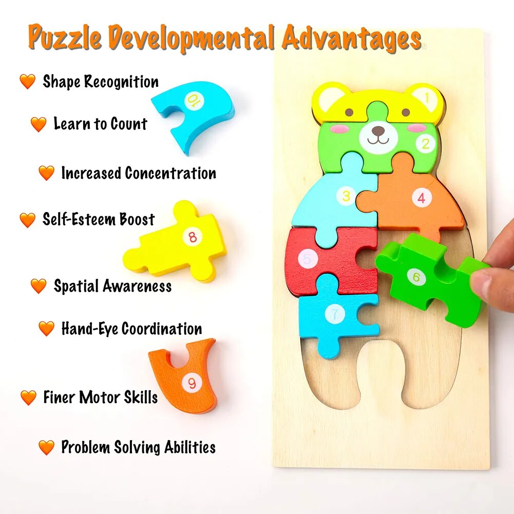 Montessori Wooden Puzzles