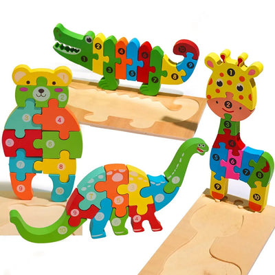 Montessori Wooden Puzzles