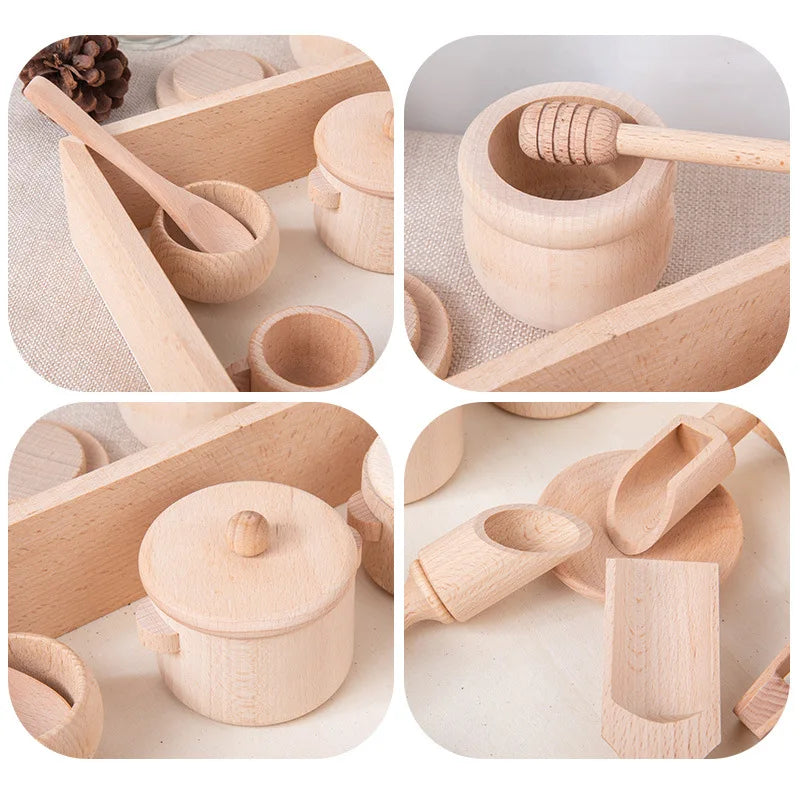 Montessori Pretend Kitchen Set