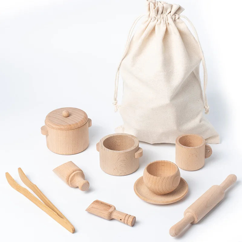 Montessori Pretend Kitchen Set