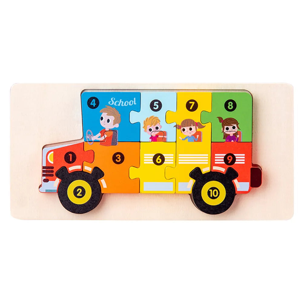 Montessori Wooden Puzzles