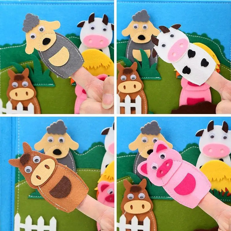 Montessori Farm Animals Busy Board